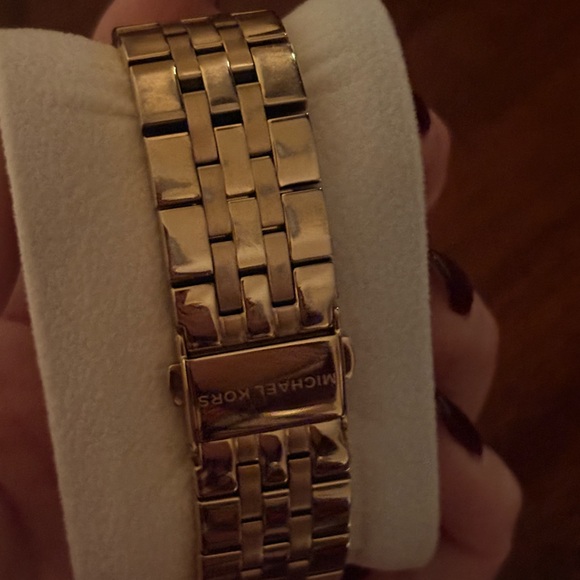 Michael Kors Gold Chronograph Watch with Cream Dial - Picture 3 of 3